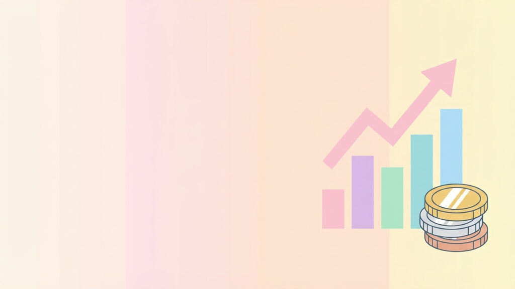 マネー系フラット背景