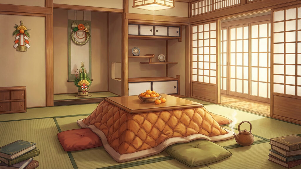 お正月の和室