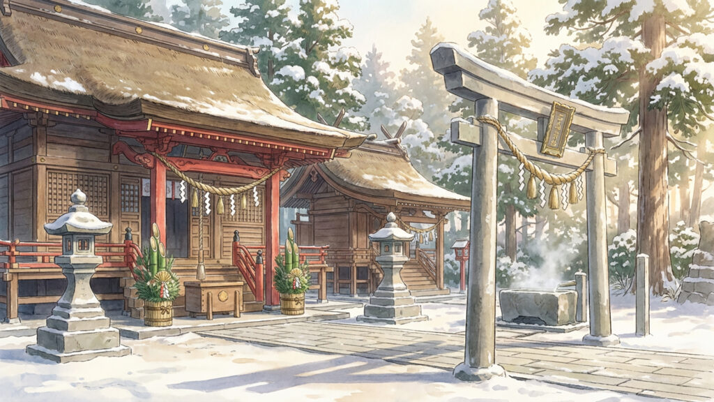 正月の神社