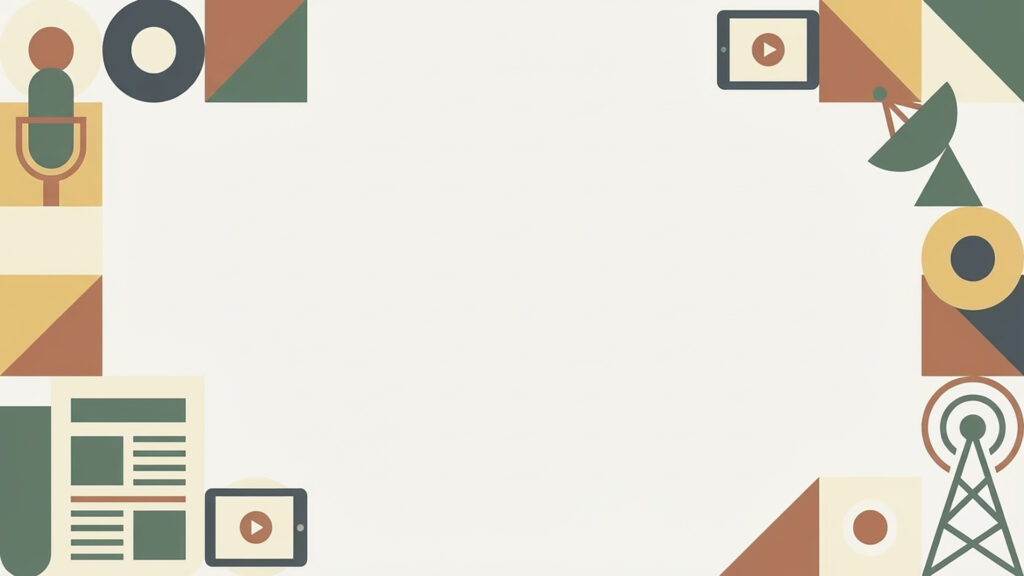 ニュースフレーム背景