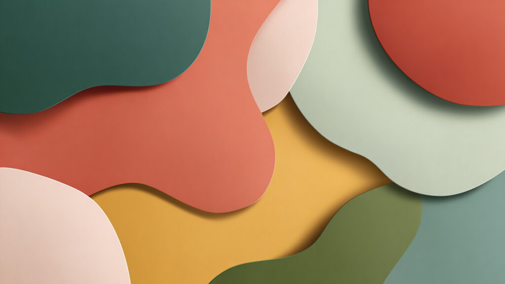 自然の形をモチーフにしたミニマルデザイン