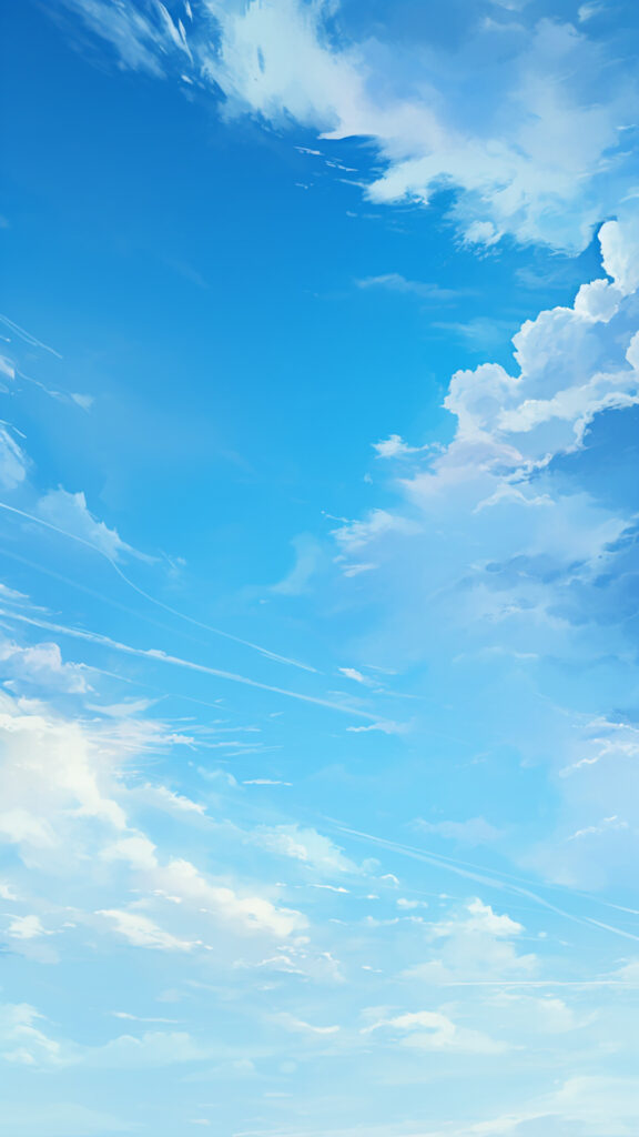 淡い空｜縦長背景