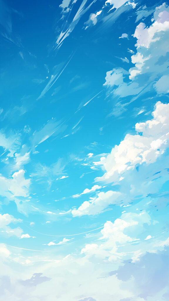 淡い空｜縦長背景
