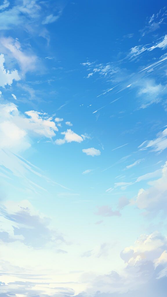 淡い空｜縦長背景
