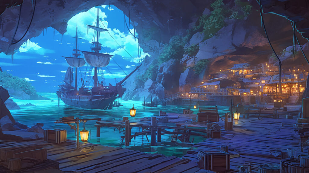 海賊のアジト