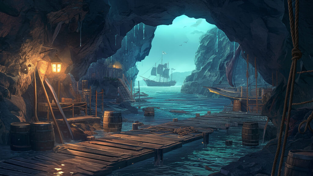 海賊のアジト