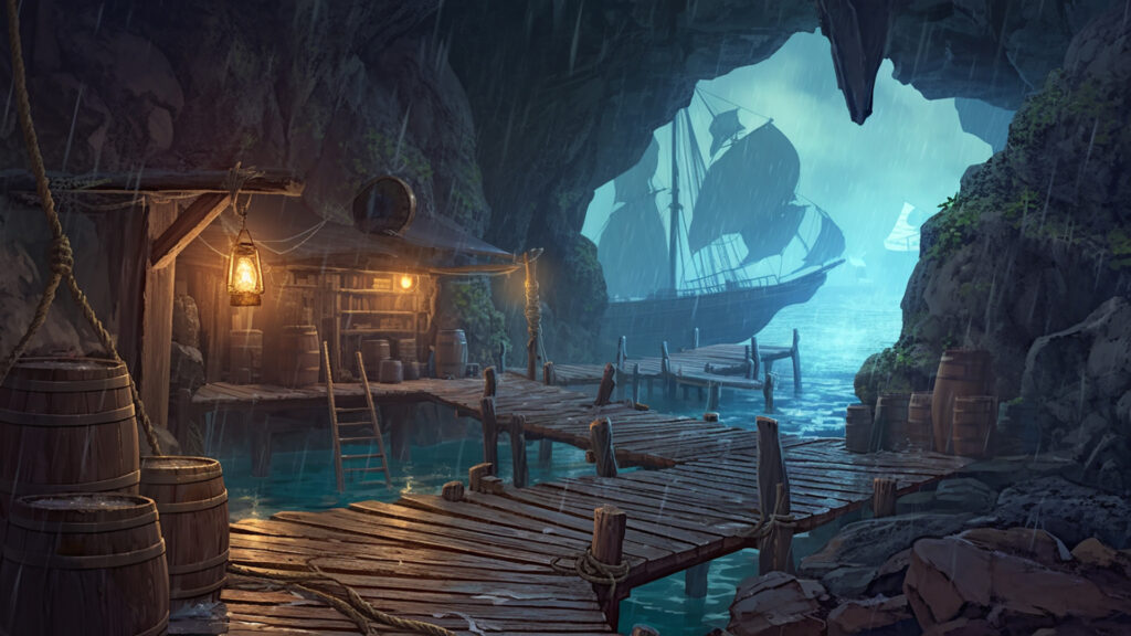 海賊のアジト