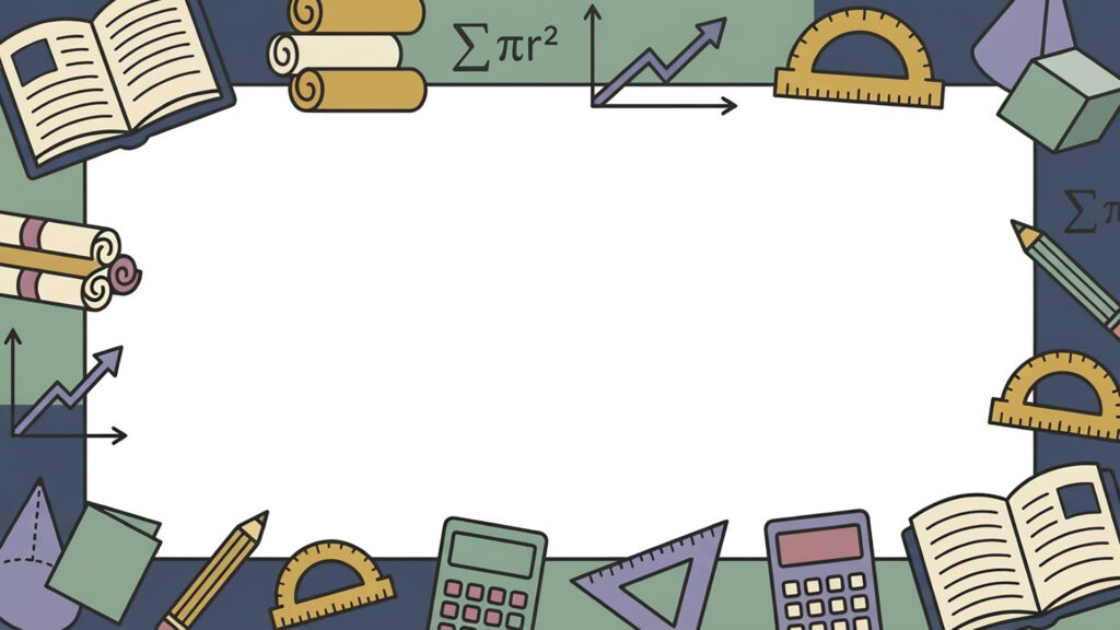 ポップなアカデミック背景