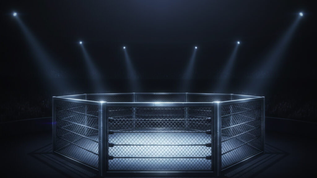 プロレスの金網デスマッチ