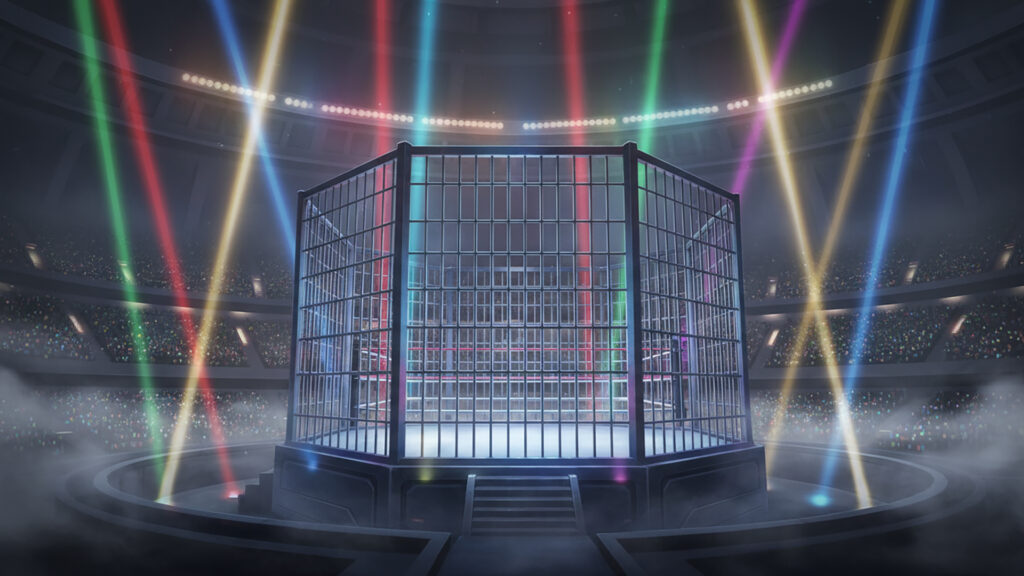 プロレスの金網デスマッチ