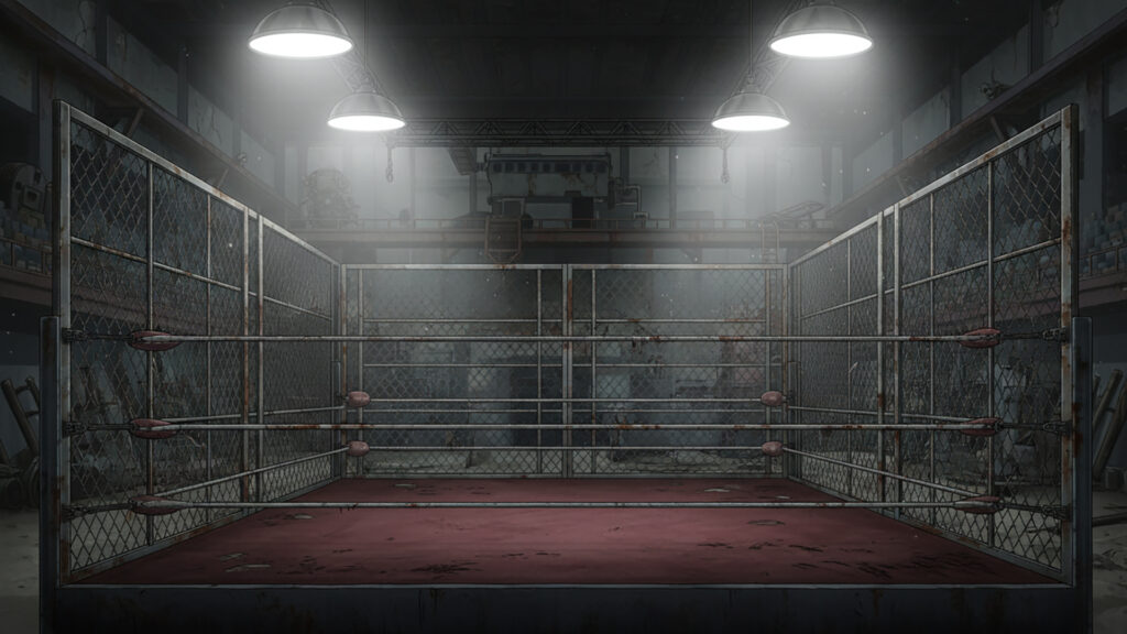 プロレスの金網デスマッチ