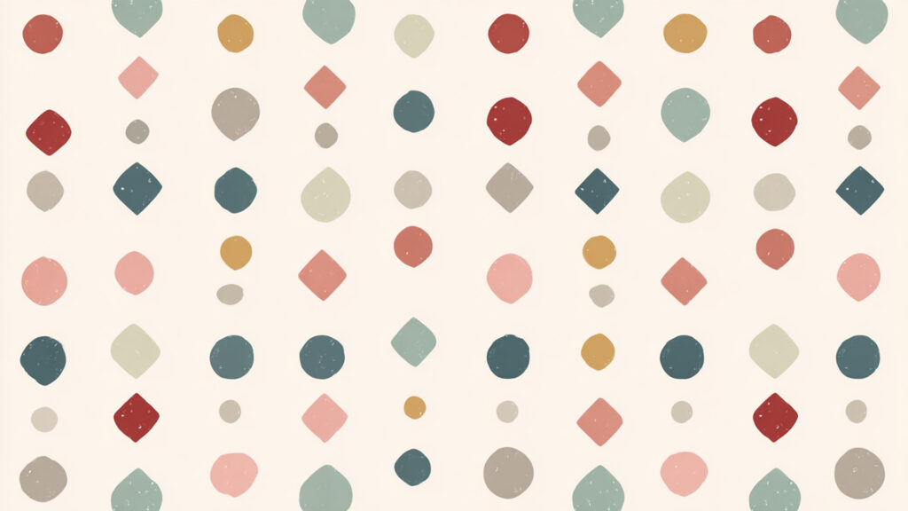ミニマルパターンデザイン｜繰り返しモチーフ