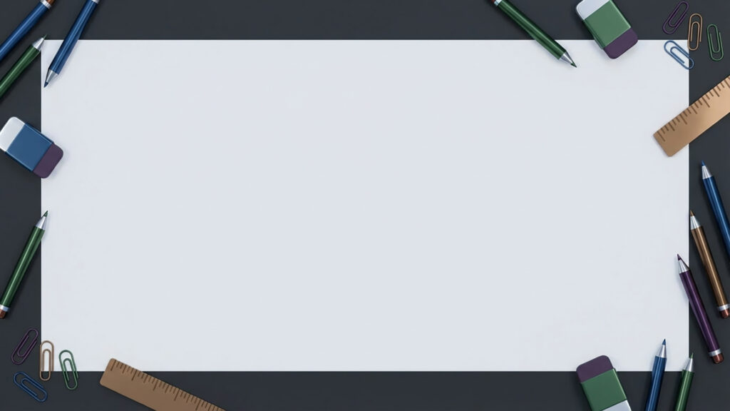 ステーショナリー縁取り背景