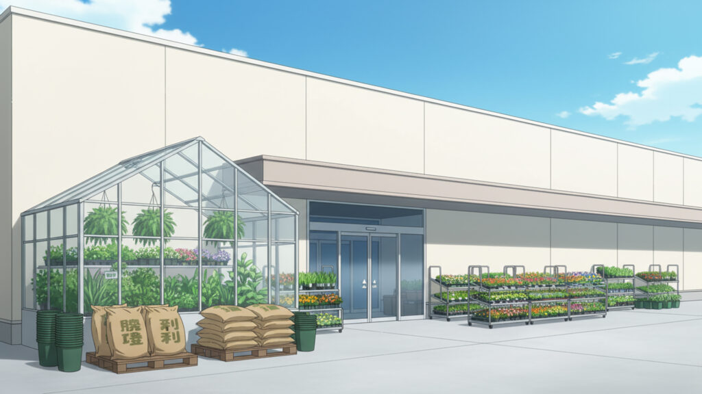 ホームセンターの外観