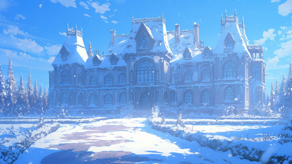 冬の屋敷