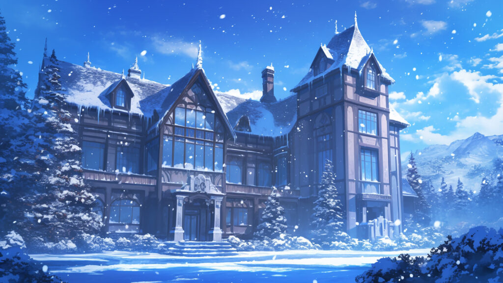 冬の屋敷