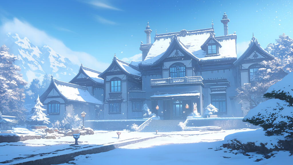 冬の屋敷