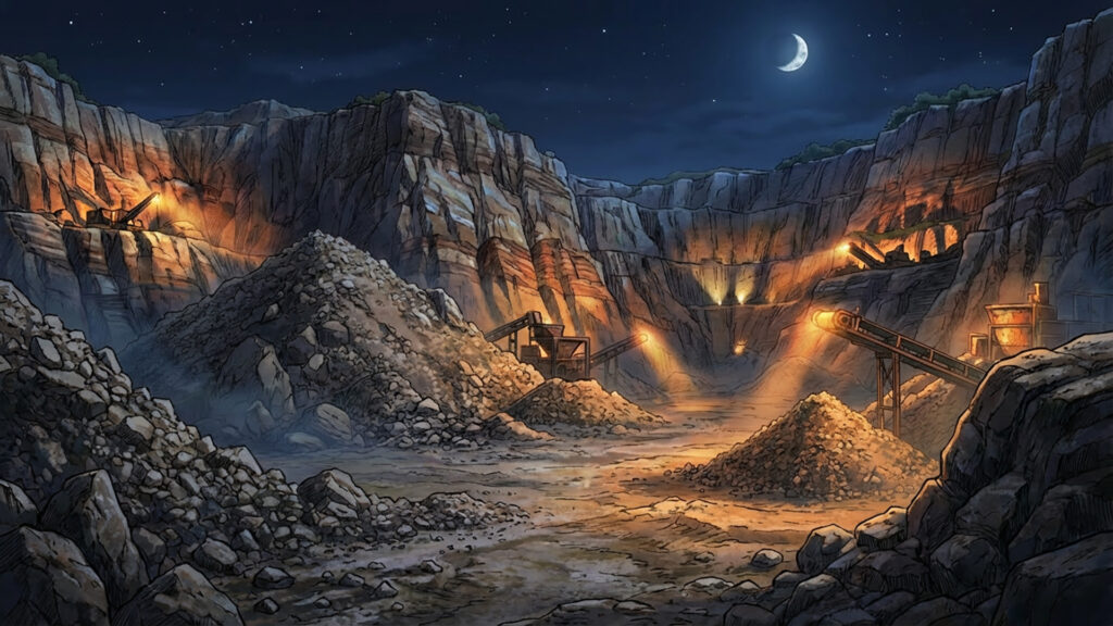 岩石採掘場｜差分あり