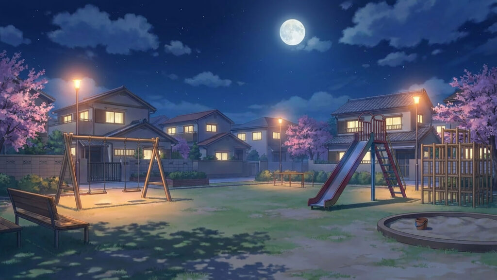 住宅街の児童公園｜差分