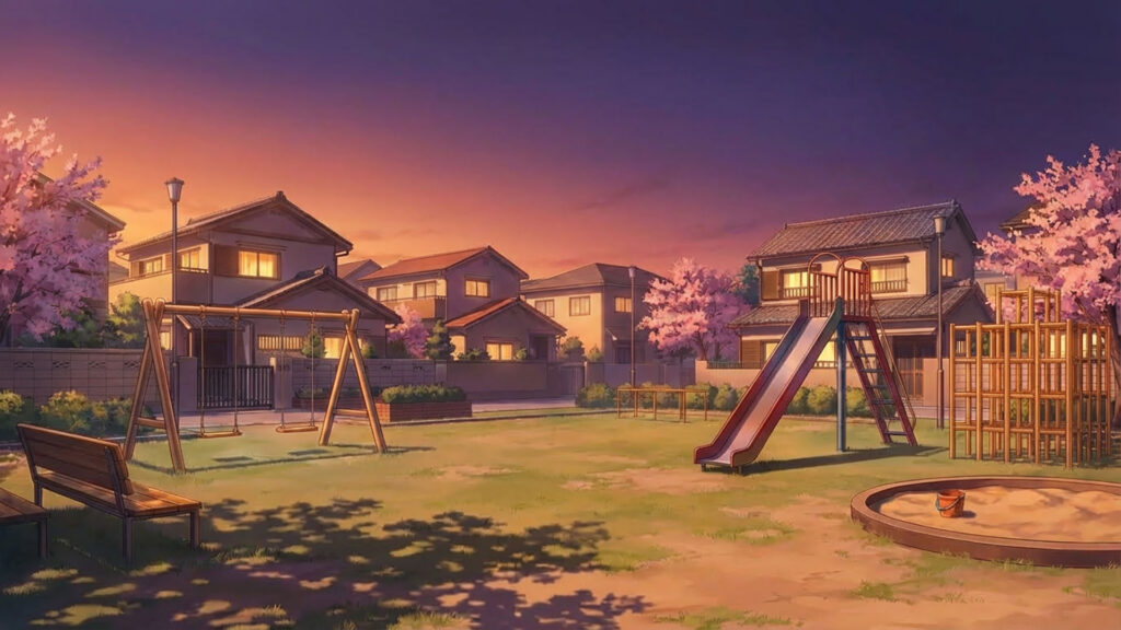 住宅街の児童公園｜差分