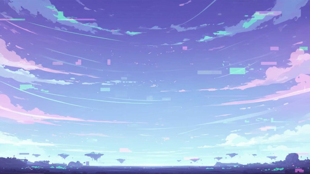 デジタルノイズの空