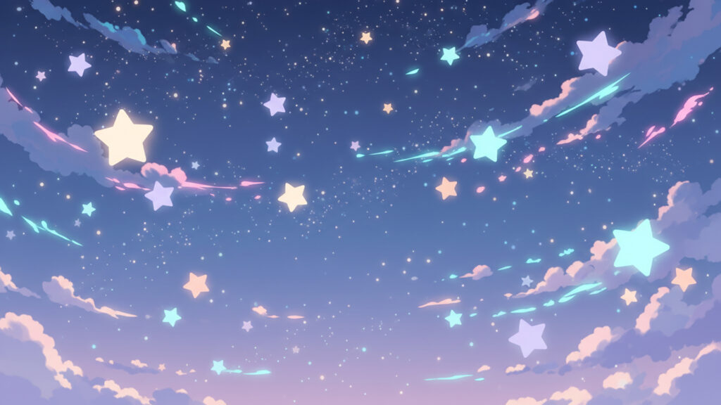 ゆめかわなネオンな星空