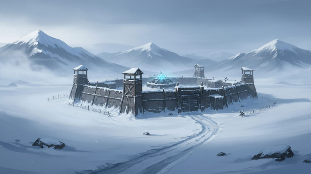 極寒の前線基地