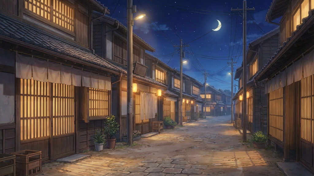 昭和風の住宅街｜差分