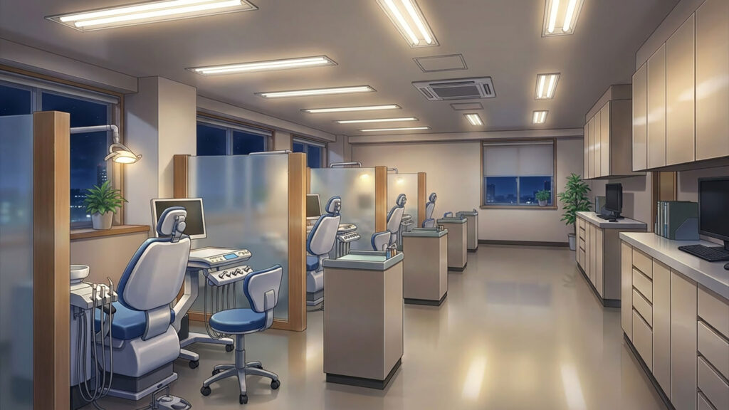 歯医者の診察室｜差分