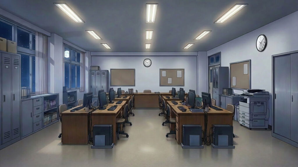 学校の職員室｜差分