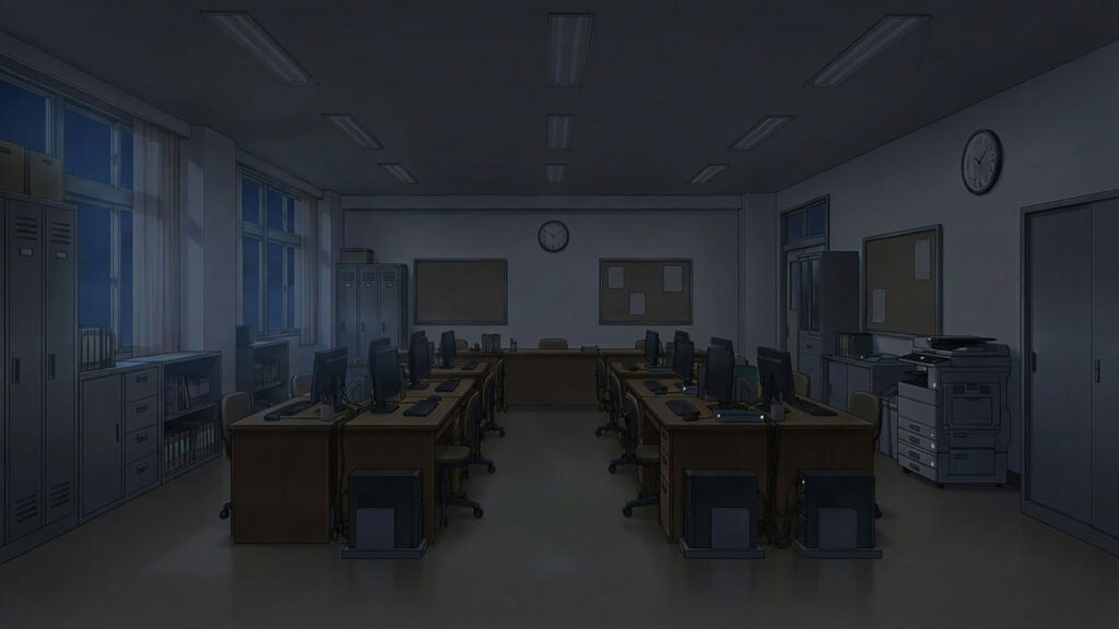 学校の職員室｜差分