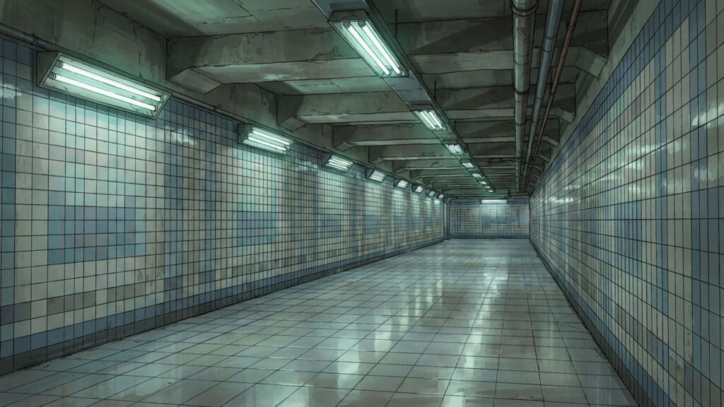 怪しい地下通路