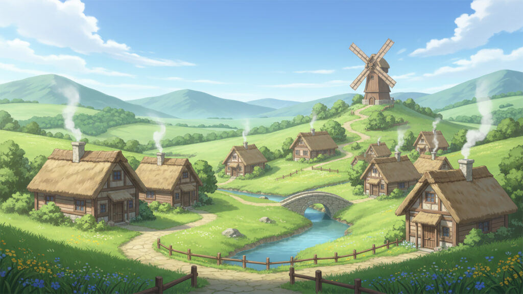 のどかな始まりの村