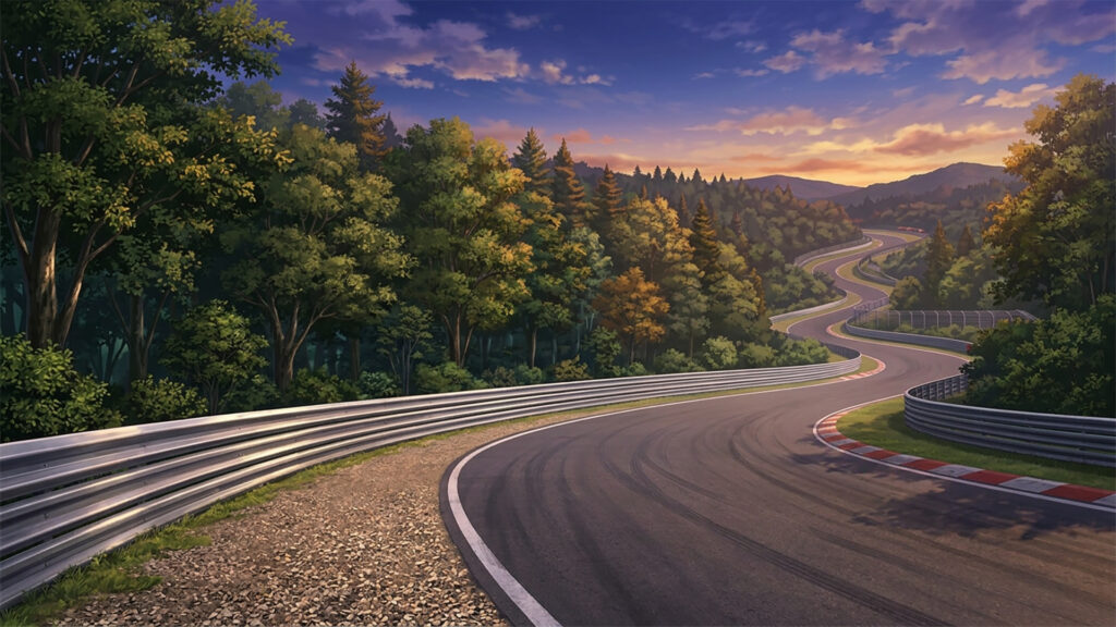 森の中のサーキット場｜差分あり