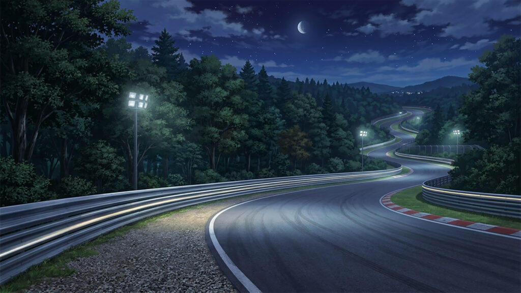 森の中のサーキット場｜差分あり