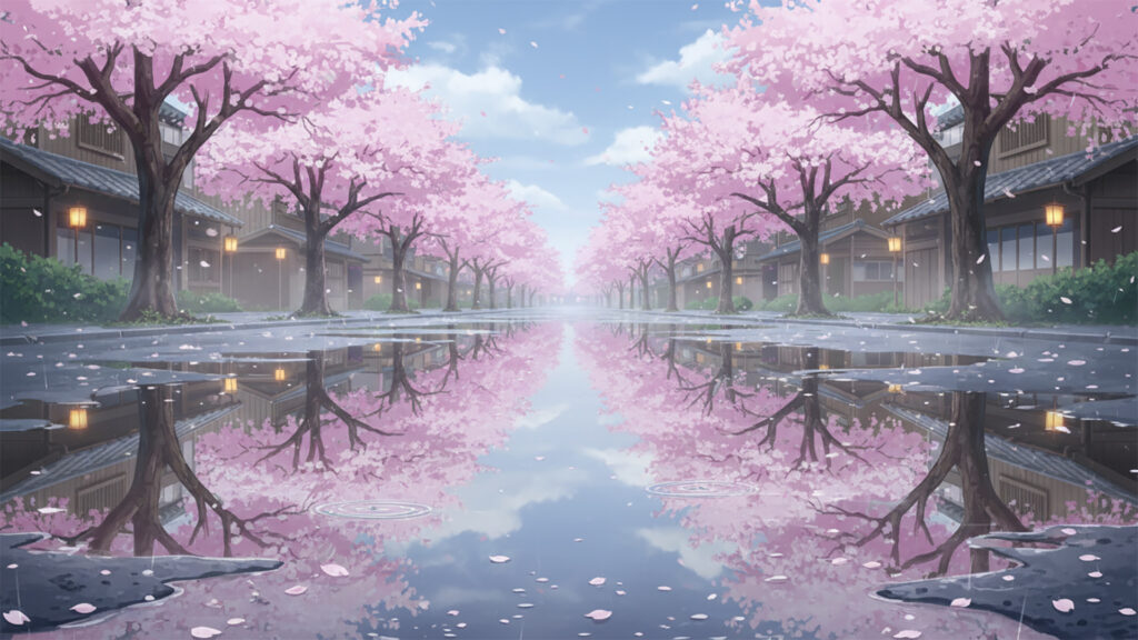 春の雨あがり