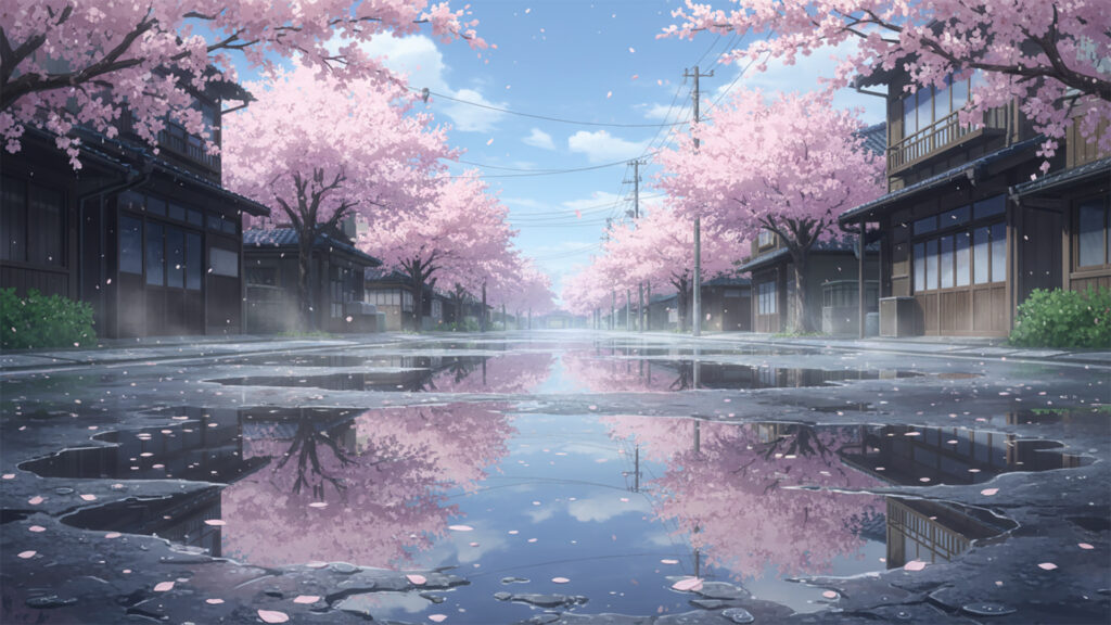 春の雨あがり