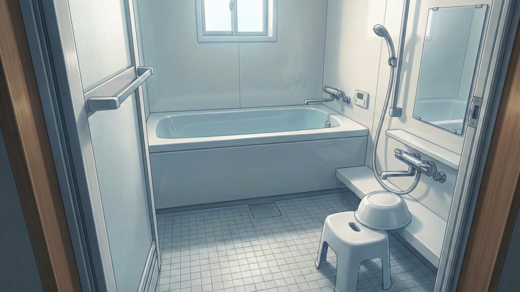 賃貸マンションのお風呂場