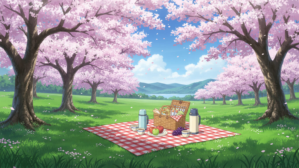 お花見ピクニック