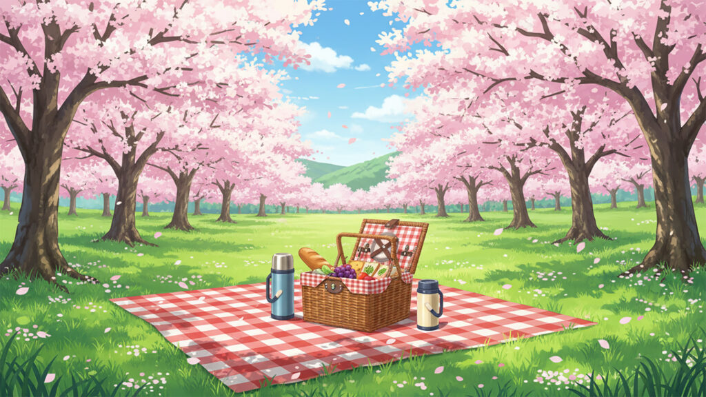 お花見ピクニック