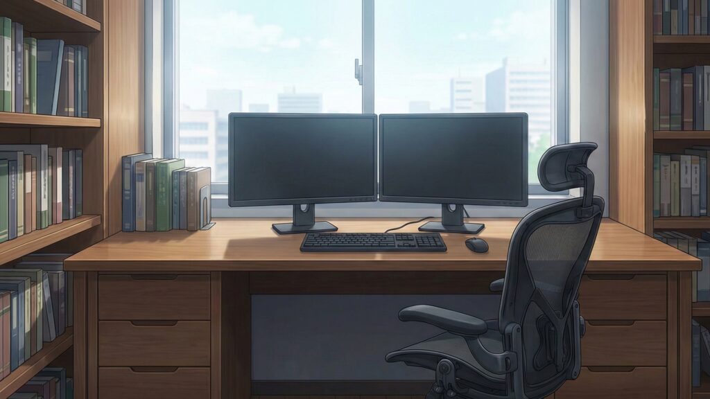 在宅ワークのデスクスペース