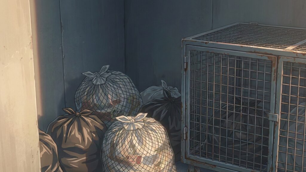 マンションのゴミ捨て場