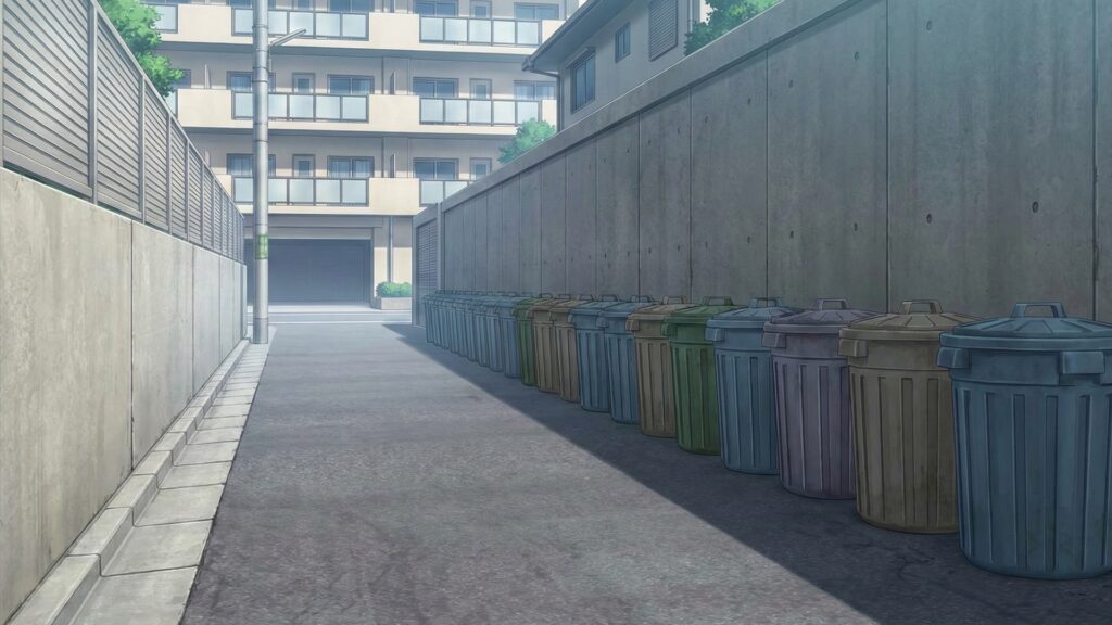 マンションのゴミ捨て場