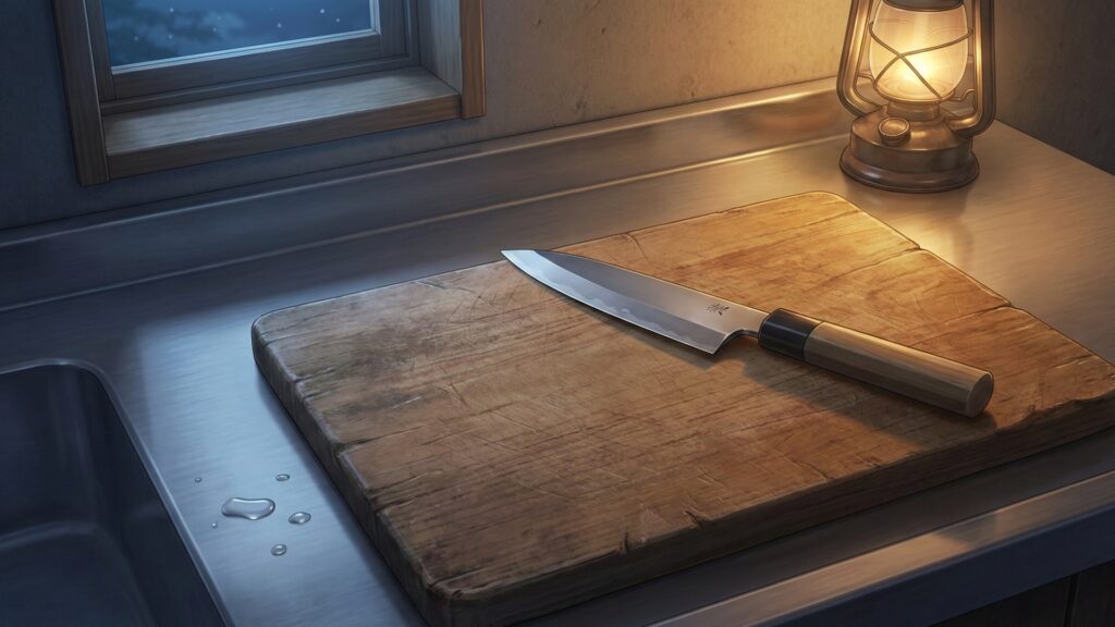 温泉旅館の板場（厨房）