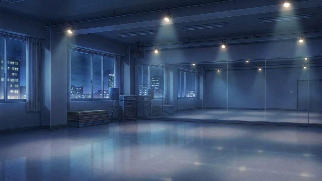 広いダンススタジオ