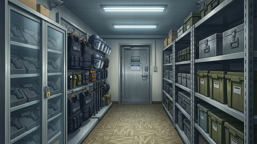 警察の保管室｜差分あり