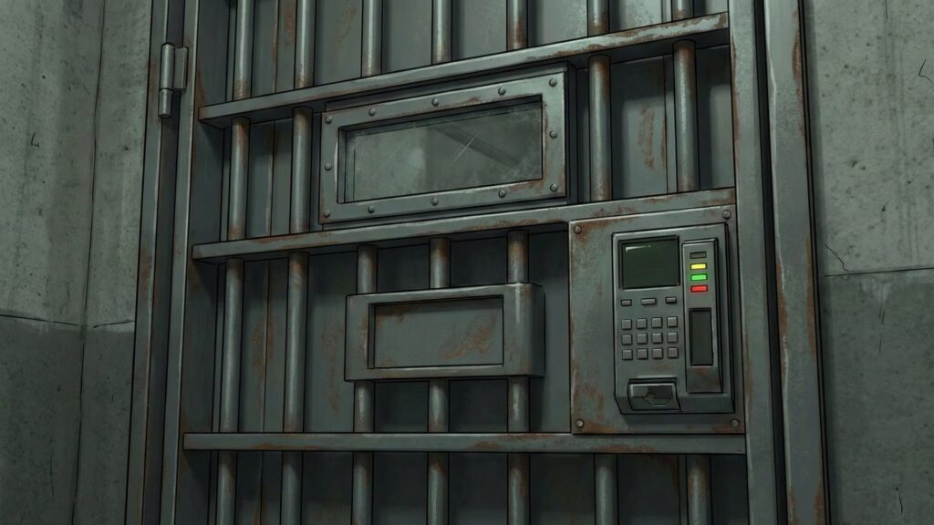 地下シェルターの独房・拘置所