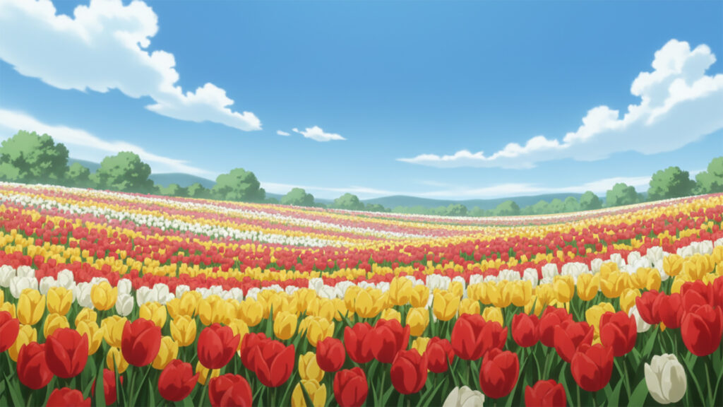 チューリップの丘