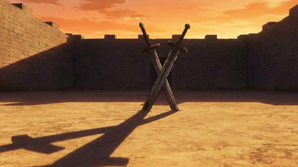 シンプルな決闘場