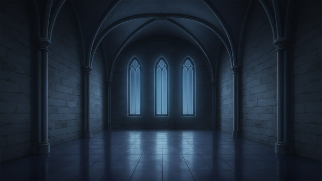 石造りの冷たいゴシックな空間